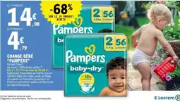 E.Leclerc CHANGE BÉBÉ “PAMPERS” offre