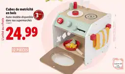 Lidl Cubes de motricité en bois offre