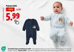 Lidl Pyjama bébé offre