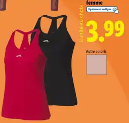 Lidl Débardeur femme offre