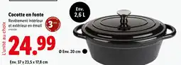 Lidl Cocotte en fonte offre