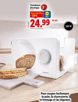 Lidl SILVERCREST Trancheuse électrique offre