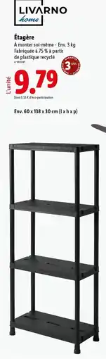 Lidl Livarno home - étagère offre