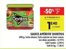 Supeco Doritos - sauce apéritif offre