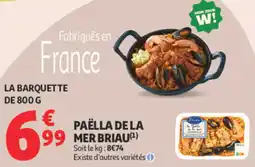 Auchan Paëlla de la mer briau offre