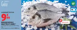 Auchan Dorade royale grattée et vidée offre