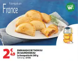 Auchan Empanadas de thonou de saumon briau offre