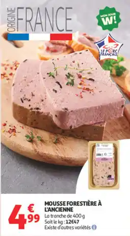 Auchan Mousse forestière à l'ancienne offre