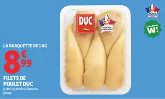 Auchan Filets de poulet duc offre
