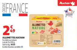 Auchan Allumettes auchan offre