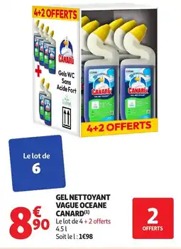 Auchan Gel nettoyant vague oceane canard offre
