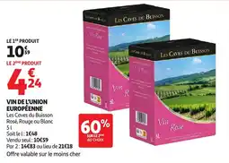 Auchan Vin de l'union européenne offre
