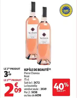Auchan Igp île de beauté offre
