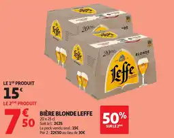 Auchan Bière blonde leffe offre
