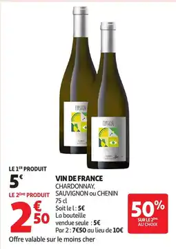 Auchan Vin de france offre