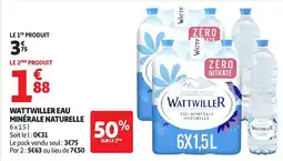 Auchan Wattwiller eau minérale naturelle offre