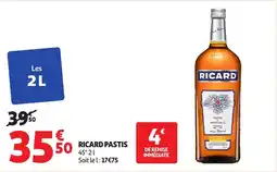 Auchan Ricard pastis offre