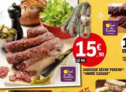 E.Leclerc Saucisse sèche de foie andré cazaux offre