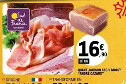 E.Leclerc Quart jambon sec 9 mois andré cazaux offre