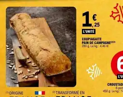 E.Leclerc Coupiagaite pain de campagne offre