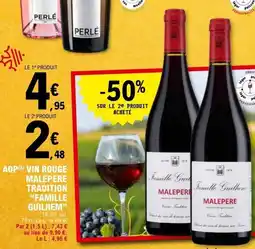 E.Leclerc FAMILLE GUILHEM Aop vin rouge malepere tradition offre