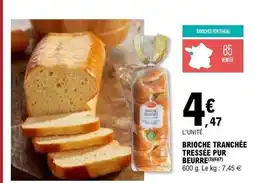 E.Leclerc Brioche tranchée tressée pur beurre offre