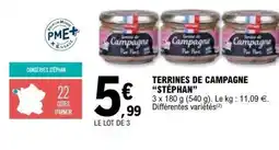E.Leclerc STÉPHAN Terrines de campagne offre