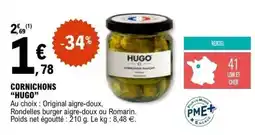E.Leclerc HUGO Cornichons offre
