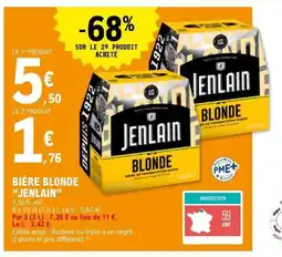 E.Leclerc JENLAIN Bière blonde offre
