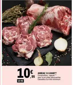 E.Leclerc Agneau 1/4 avant offre