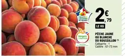 E.Leclerc Pêche jaune ou blanche du roussillon offre