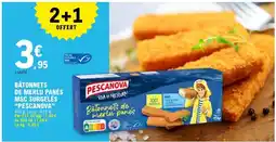 E.Leclerc PESCANOVA Bâtonnets de merlu panés msc surgelés offre