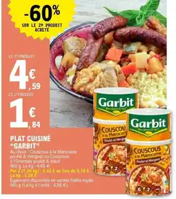 E.Leclerc GARBIT Plat cuisiné offre