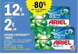 E.Leclerc ARIEL Lessive capsules offre