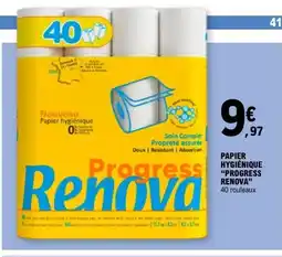 E.Leclerc RENOVA Papier hygiénique progress offre
