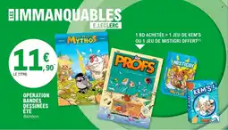 E.Leclerc Opération bandes dessinées ete offre