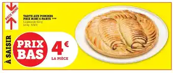 Super U Tarte aux pommes prix mini 6 parts offre