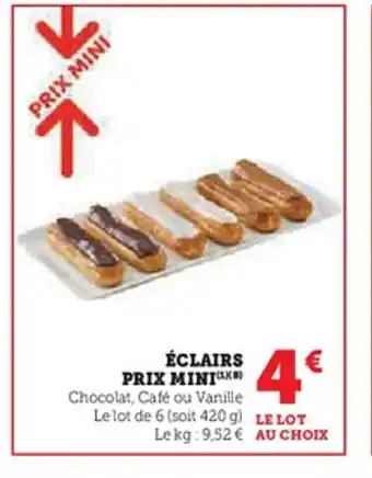 Super U Éclairs offre