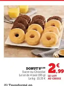 Super U Donuts offre