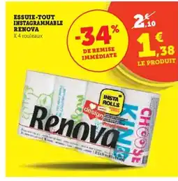 Super U RENOVA Essuie-tout instagrammable offre