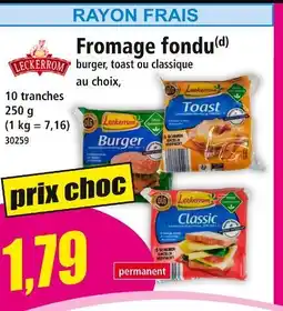 Norma Fromage fondu offre