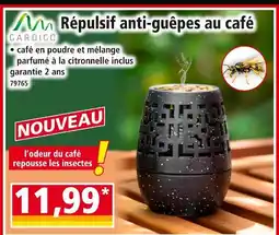 Norma GARDIGO Répulsif anti-guêpes au café offre