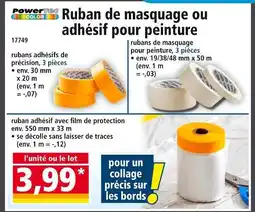 Norma POWERTEC COLOR Ruban de masquage ou adhésif pour peinture offre