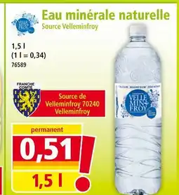 Norma VELLEMINFROY Eau minérale naturelle offre
