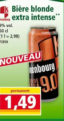 Norma KRONENBOURG Bière blonde extra intense offre