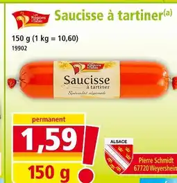 Norma Pierre Schmidt Saucisse à tartiner offre