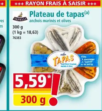 Norma VANELLI Plateau de tapas offre