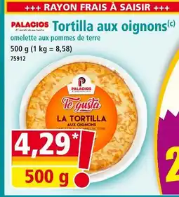 Norma Palacios Tortilla aux oignons offre