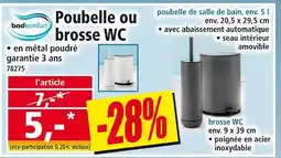 Norma Badkomfort Poubelle ou brosse WC offre