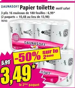 Norma DAUNASOFT Papier toilette offre